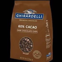 ギラデリ チョコレートチップ カカオ60 2.27k/1袋