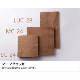 【送料無料】　LUC-28 ２プライ８ツ折ナプキン（ﾏﾛﾝｸﾞﾗｯｾ）2000枚