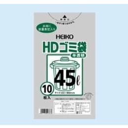 HDゴミ袋　半透明　45L　ケース500枚