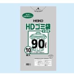 HDゴミ袋　半透明　90L　1ケース（200枚）